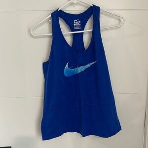 Nike athletic cut tank top